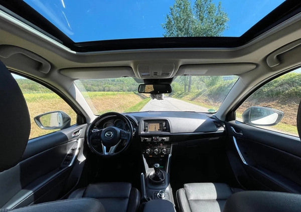 Mazda CX-5 cena 39999 przebieg: 155000, rok produkcji 2014 z Biała małe 742